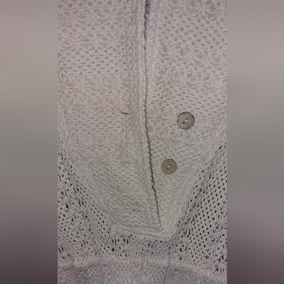 Free People Ryan Romper in Cream NWOT XS - Picture 8 of 10